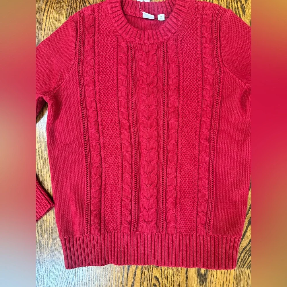 BNWT Gap Cableknit sweater sz XS - Picture 2 of 5